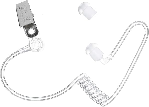 Skeleteen Secret Spy Earpiece Headphones - FBI CIA Secret Service Security Guard Ear Piece Costume Accessory for Kids