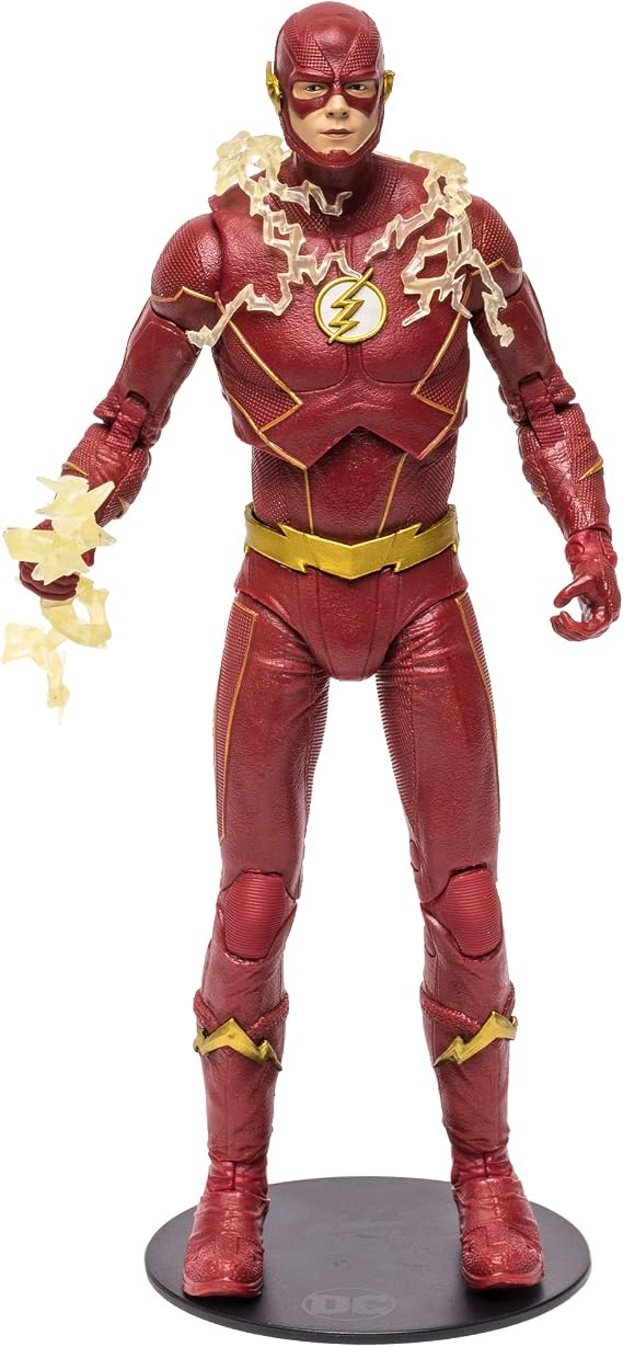 McFarlane Toys, DC 7-inch Platinum Edition Flash TV Show Action Figure with 22 Moving Parts, Collectible DC Multiverse Figure with Stand Base and Unique Collectible Character Card – Ages 12+