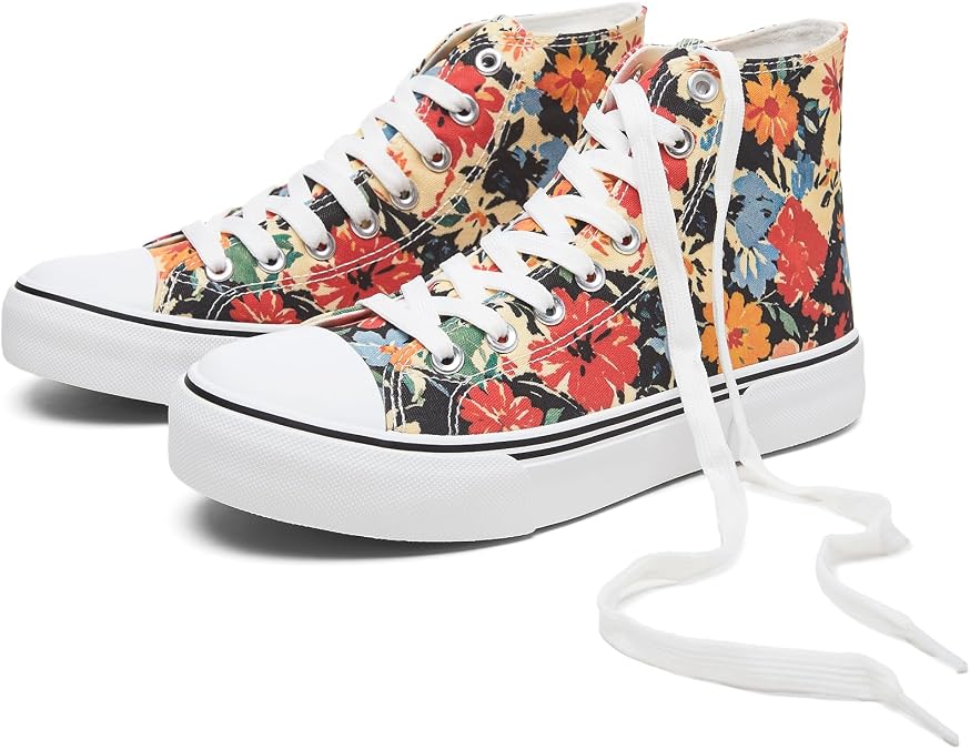 hash bubbie High Top Canvas Sneakers Fashion Walking Shoes