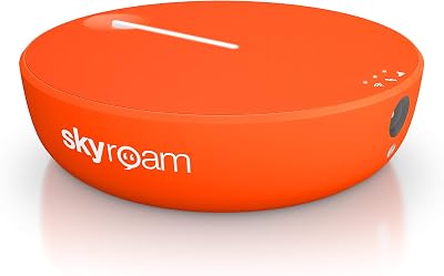 Skyroam Solis X Smartspot | 4G LTE WiFi Mobile Hotspot and Power Bank | Global Coverage | Up to 10 Connected Devices | Built in VPN | Remote Camera | vSIM Technology, No SIM Card Needed | Make a WLAN