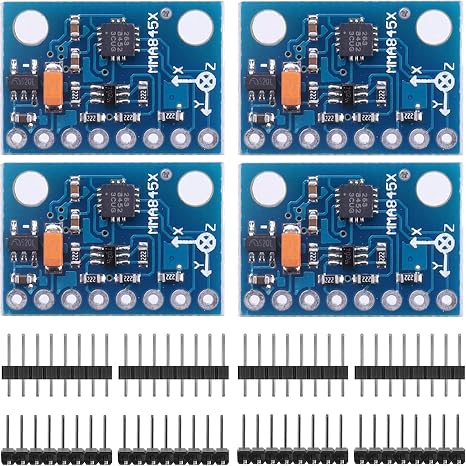 4pcs MMA8452 Module Three Axis Accelerator Accelerometer Sensor Digital Three Axis Module Tilt Module GY-45