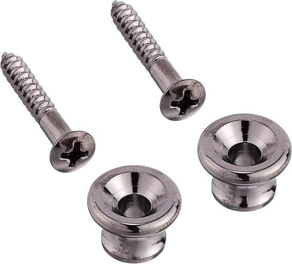 GOTOH Strap Pins, Gibson Type, Set of 2, Cosmo Black PEP-B1CK EP-B1CK