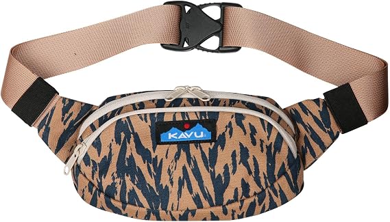 KAVU Canvas Spectator Belt Bag, Cotton Fanny Pack for Travel