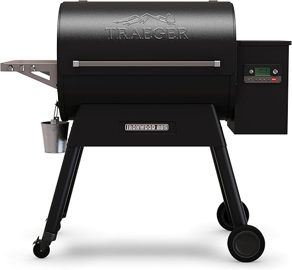 Traeger Ironwood 885 Wood Pellet Grill & Smoker, 885 Sq In, WiFi
