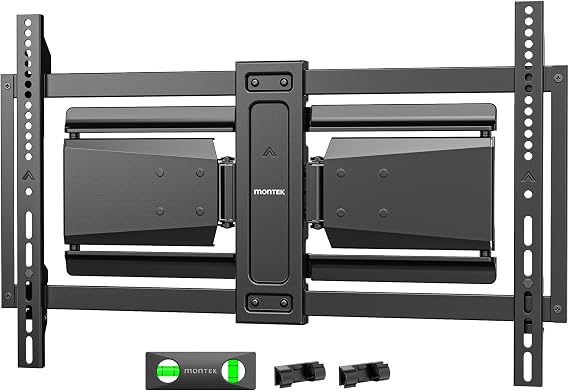monTEK 1.38" Ultra Slim TV Wall Bracket for 37-90 Inch TVs Up to 85kg