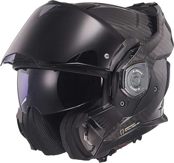 LS2 klapphelme motorrad ADVANT X Carbon black S