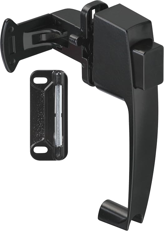 Stanley Hardware S748-261 CD1704 Pushbutton Latch in Black, 1-3/4" HS