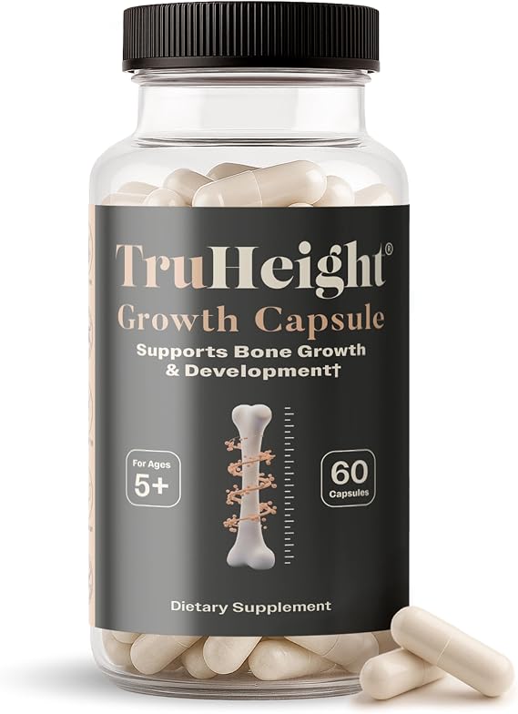 Truheight Growth Capsules for Natural Growth Vitamins Ages 5+ (Pack of 1)