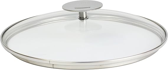 Cristel K14P Domed Glass Lid, 5.5", Silver