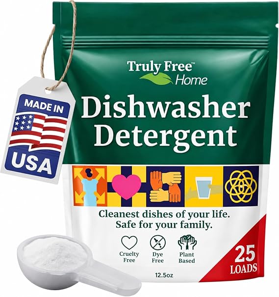 Truly Free Dishwasher Detergent Powder - 25 Loads - 12.5oz - Pack of 1
