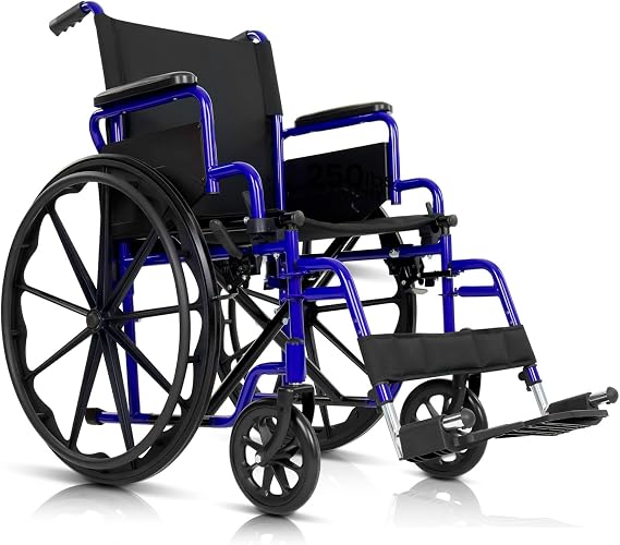 Vive Mobility Portable Wheelchair for Adults - Lightweight, Foldable