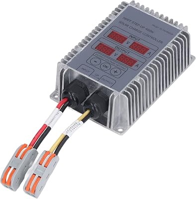MPPT Solar Controller, Waterproof Intelligent Battery Regulator, 24-85V Solar Panel System 400W with Display