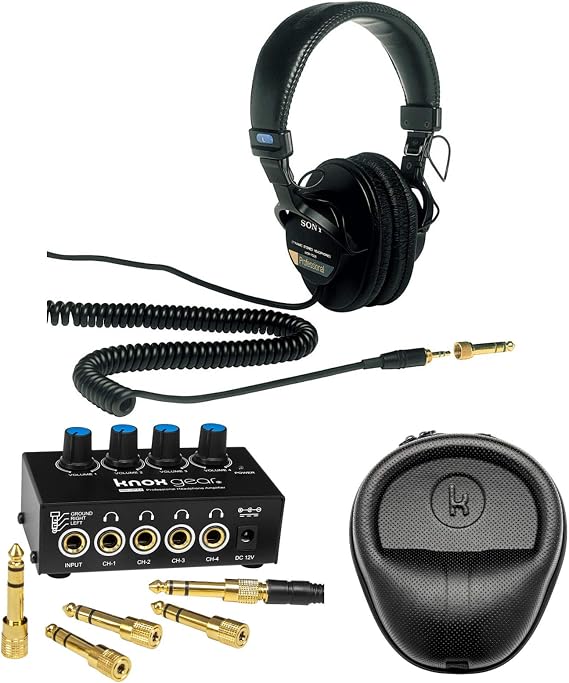 Sony MDR7506 Professional Headphones (3 Items)