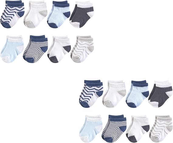 Luvable Friends Baby Fun Essential Socks Multi-pack