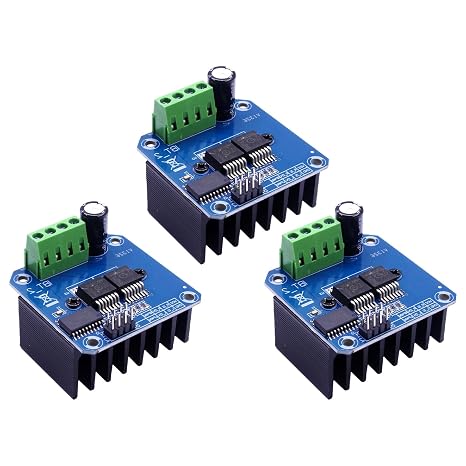 High-Efficiency BTS7960 43A Driver Module with Smart Current Control & Heat Dissipation