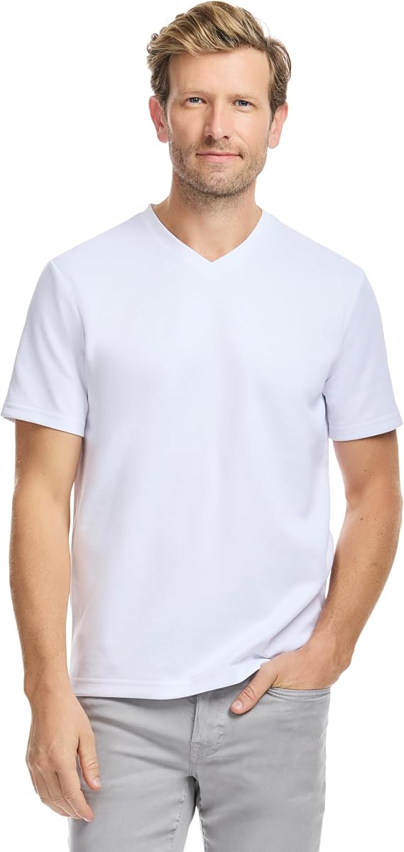 SAKS Fifth Avenue Men's Short Sleeve Classic Luxe Jersey V-Neck T-Shirt