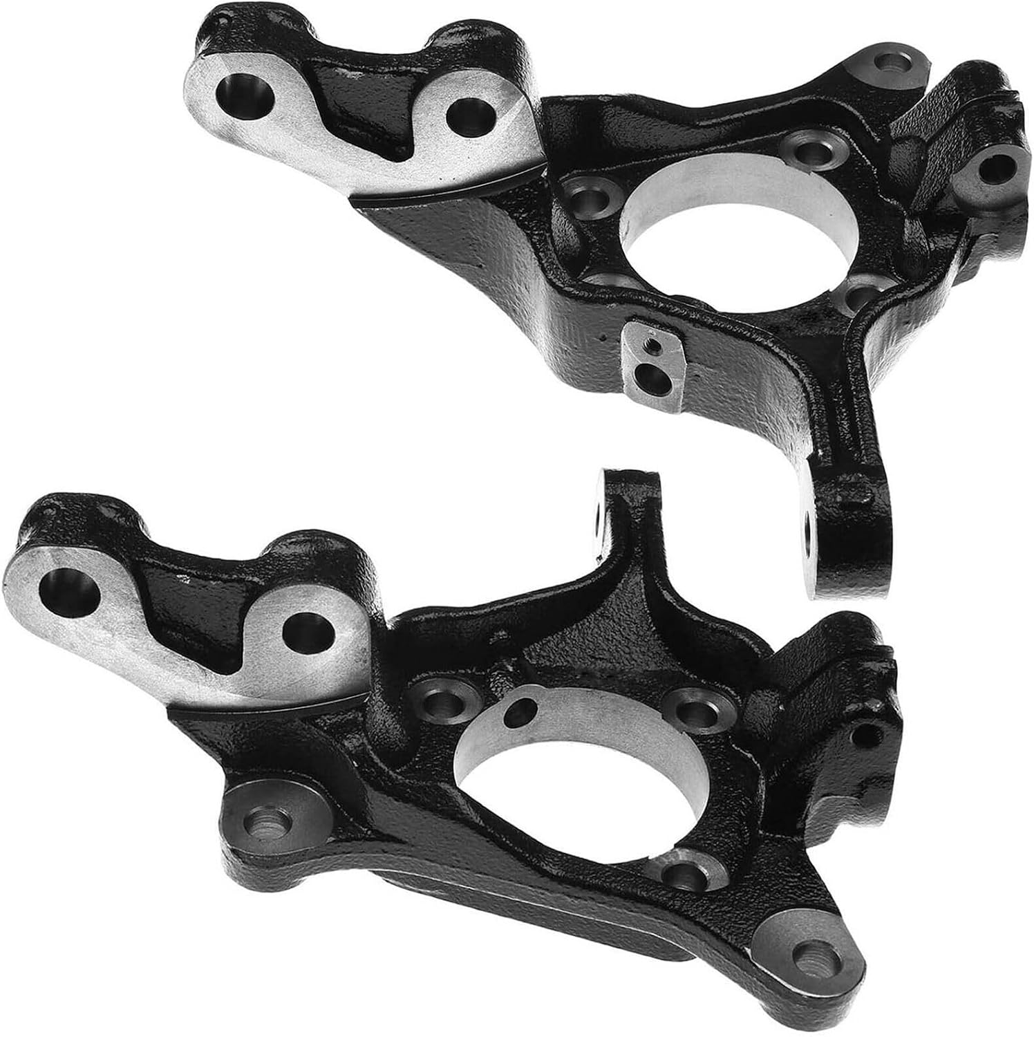 2pcs Suspension Steering Knuckle Assembly Front Left Right Steel Black for Subaru for Crosstrek for Forester for Impreza for WRX for WRX for XV Crosstrek 108-14677