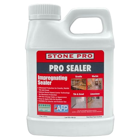 StonePro Pro Sealer Pint - Impregnating Sealer for Marble & Tile
