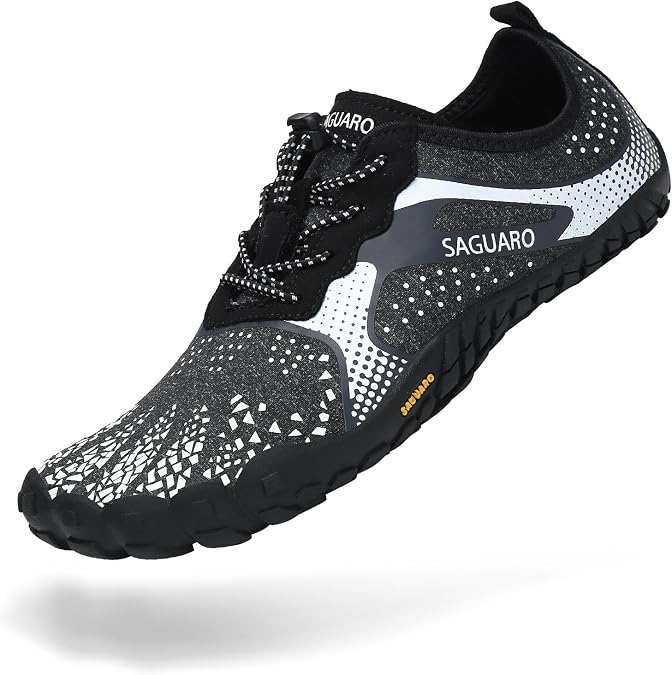SAGUARO Womens Mens Barefoot Shoes Minimalist Trail Runner Wide Toe Box Zero Drop Outdoor Cross Training Shoe