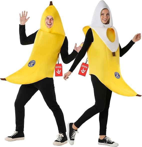 Morph, Banana Costume Men, Banana Costume Adult, Halloween Costumes for Men