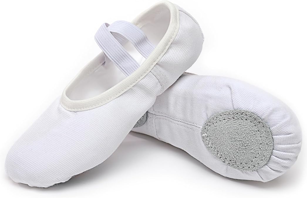 Canvas Ballet Shoes Girls Dance Shoes Stretch Split Sole Ballet Slippers
