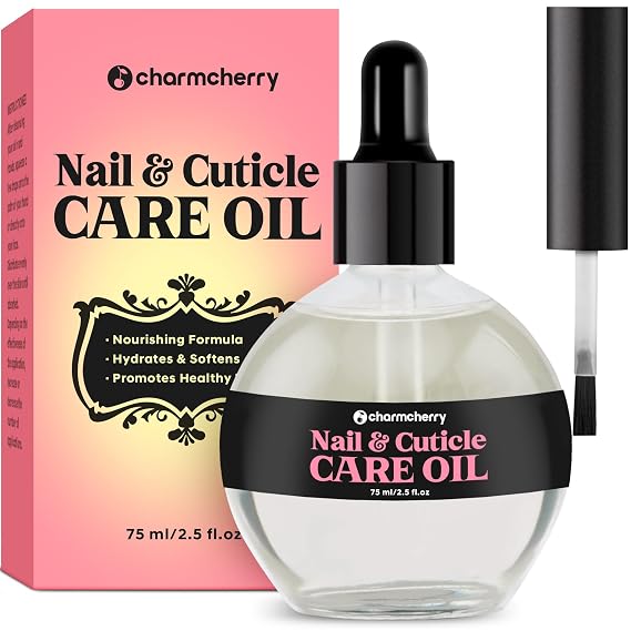 Cuticle Oil for Nails (2.5 Fl Oz), Nail Care Oil, Promotes Nail Growth & Strength, Softens Cuticles, Nourishing & Hydrating, Nail Care Essential