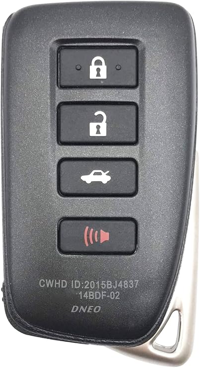 Horande Replacement Key Fob Cover Case fit for Lexus RX ES GS LS NX RS GX LX RC LC ES250 ES350 ES300H RC350 F Sport GS350 GS450 NX200T NX300 RX300 RX450h Smart Keyless Entry Remote Key Fob Shell
