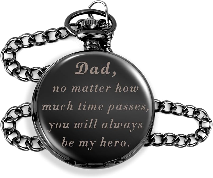 Dad Gifts,Gifts for Dad from Daughter Son,Dad Christmas Gifts,Birthday Christmas Gifts for Dad,Personalized Pocket Watch Presents for Dad,Dad Gifts for Christmas,Dad Valentines Day Father's Day Gifts