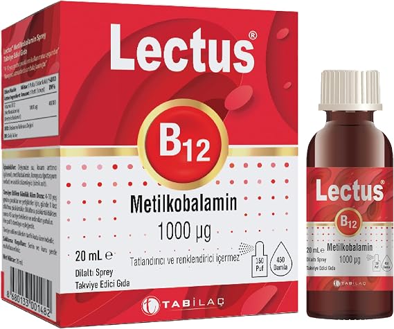 Lectus Methyl B12 Sublingual Spray 20 Ml/1000 Mcg