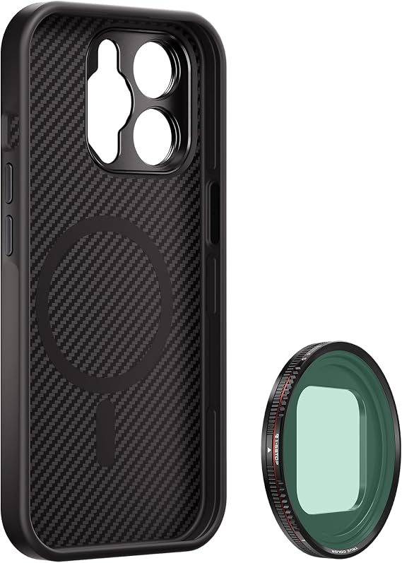 FREEWELL Pro Filmmaker Case and VND1-5 Stop Filter Kit Compatible with iPhone 14 Pro Max