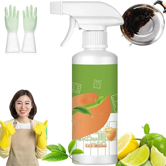 Electrolyzed Ion Kitchen Cleaner Spray, Multi-purpose Cleaner Spray, Floor Clean Cleaning Solution, Easy Cleaning Household Items, For Hold, Oven, Stove, Range Hood (1)