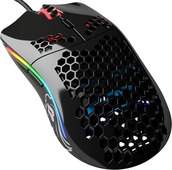 GLORIOUS Model O- Wired Gaming Mouse (Glossy Black)