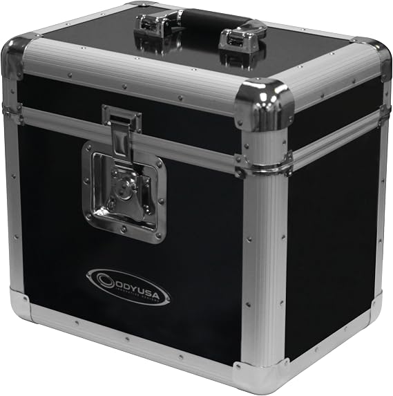 Odyssey KROM Series Black Record/Utility Case for 70 12" Vinyl Records & LPs
