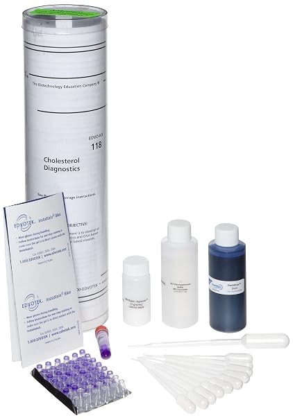 Edvotek 118 Cholesterol Diagnostics for 8 Gels