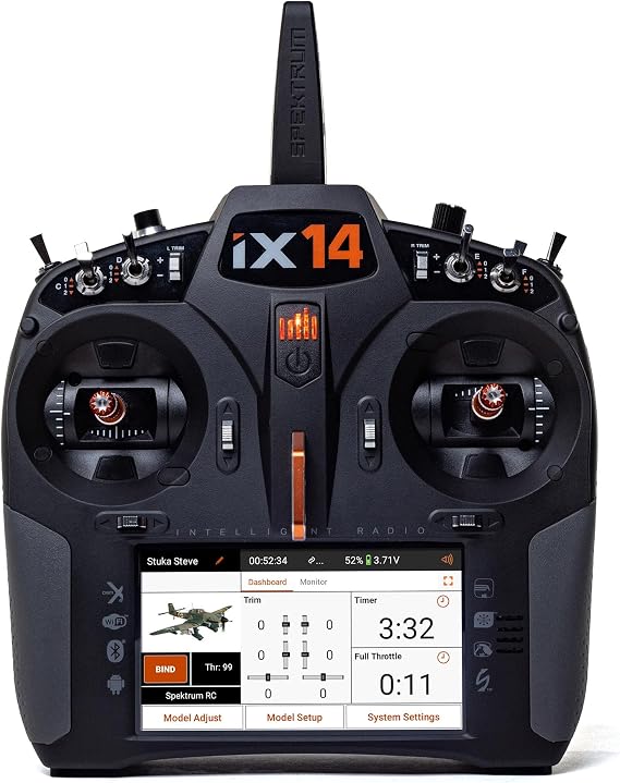 Spektrum iX14 14 Channel DSMX Transmitter Only, SPMR14000