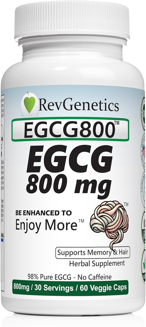 EGCG 800-800 mg 98% Pure - No Caffeine