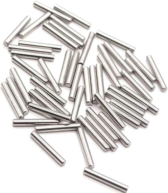 EFARMA Dowel Pin,Metal dowels,4Mm Dowel Pins, Length 4-18Mm Stainless Steel Dowel Rods Shelf Support Pin Metal Fasten Elements, 50 Pcs,Length 8mm (Size : Length 10mm)(Size:Length 12mm)