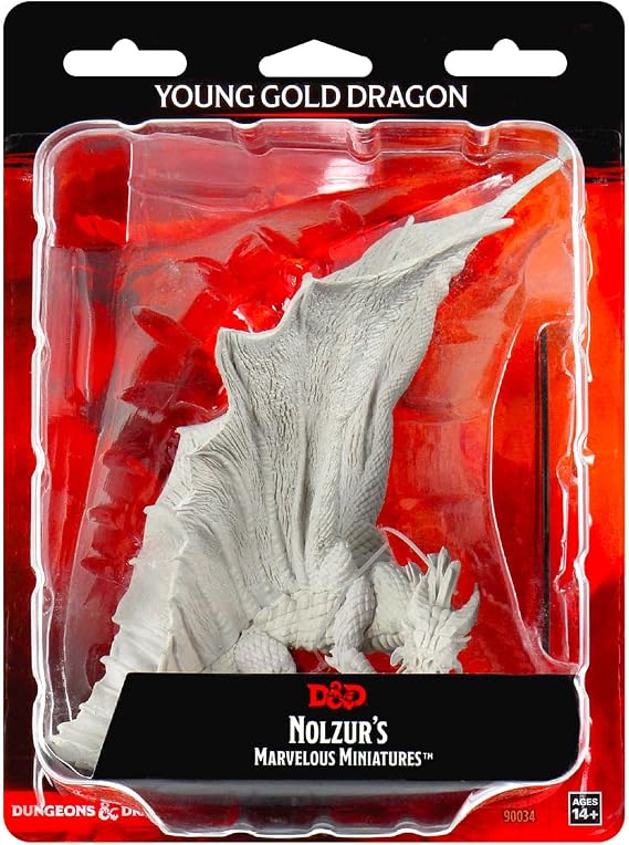 D&D Nolzur's Marvelous Miniatures: Young Gold Dragon