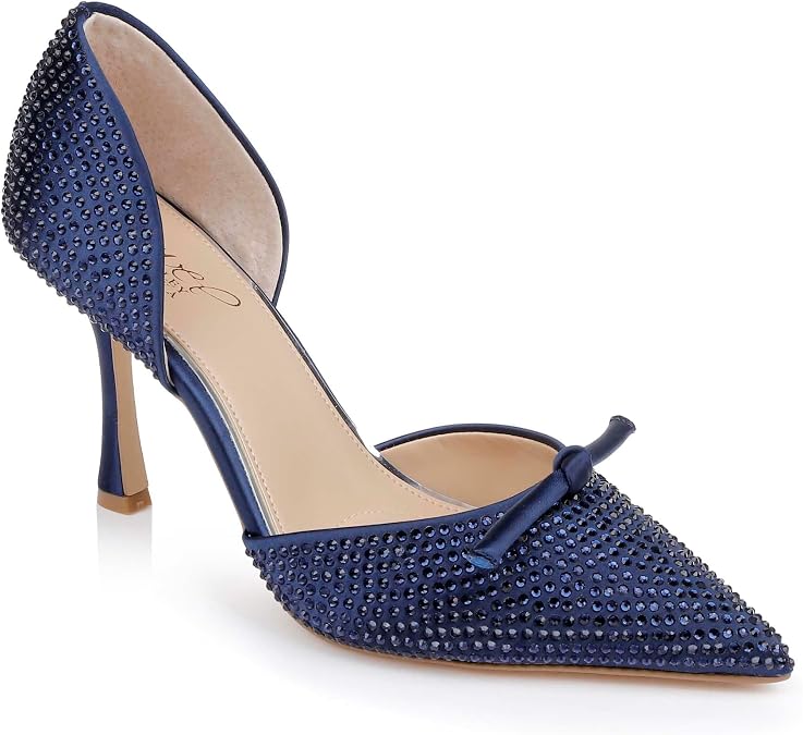 Jewel Badgley Mischka Terresa D'Orsay Stiletto Pumps