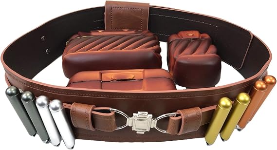 Obi-Wan Kenobi Obi Deluxe Full Belt Pouches Capsules Jedi Costume Prop Star Accessories