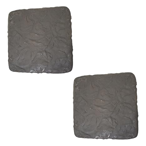Athens Square Stonework Stepping Stones, Java, Pack of 2