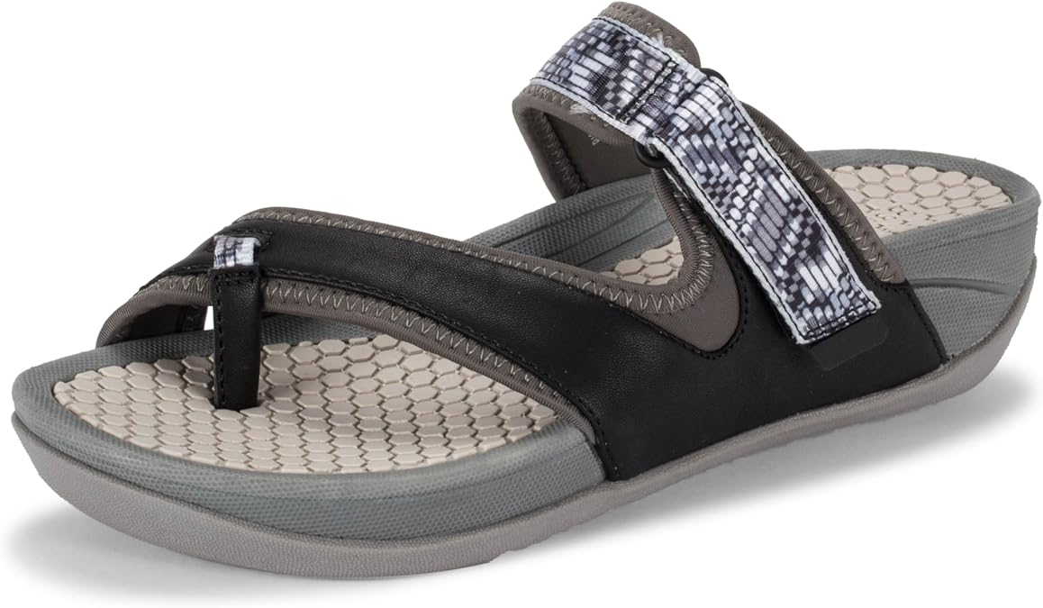BareTraps DESERAE Womens Sandals Dark Grey Size 9.5 M