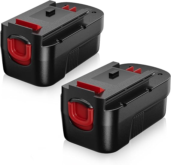 VANON 2Pack HPB18 4.8Ah Replacement for Black and Decker 18V Ni-MH Battery