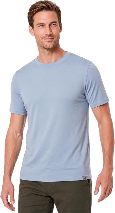 MERINNOVATION Men's Merino Wool T-Shirt - Men Merino Wool Shirt Lightweight Base Layer Undershirt Men's Shirts