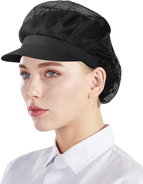 Nanxson 3pcs Chef Hat Hair Nets for Kitchen,Restaurant