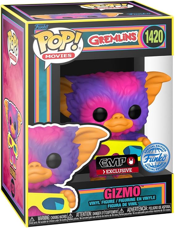 Funko Gremlins Gizmo Black Light Pop! Vinyl Figure - Entertainment Earth Exclusive (#1420)