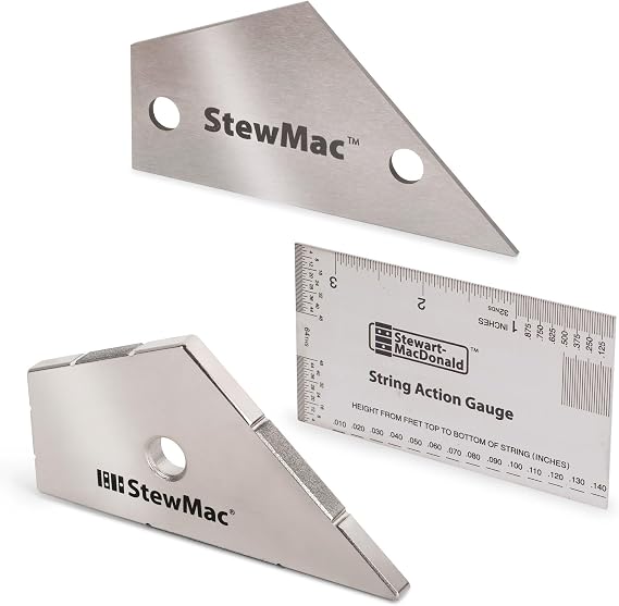 StewMac Precision Fret Tool Trio, Imperial, Rocker, Kisser, Action Gauge