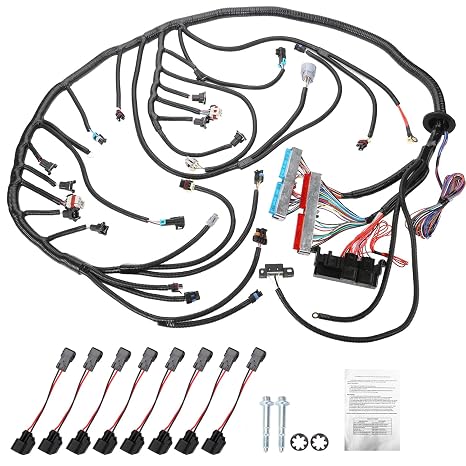 NIHAO 4L60E Engine Wiring Harness LS Swap Standalone Wire Compatible with 1999-2006 DBC LS1 4.8L 5.3L 6.0L Vortec Engines