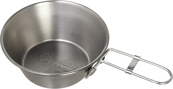 Evernew Titanium Sierra Cup with Folded Hand