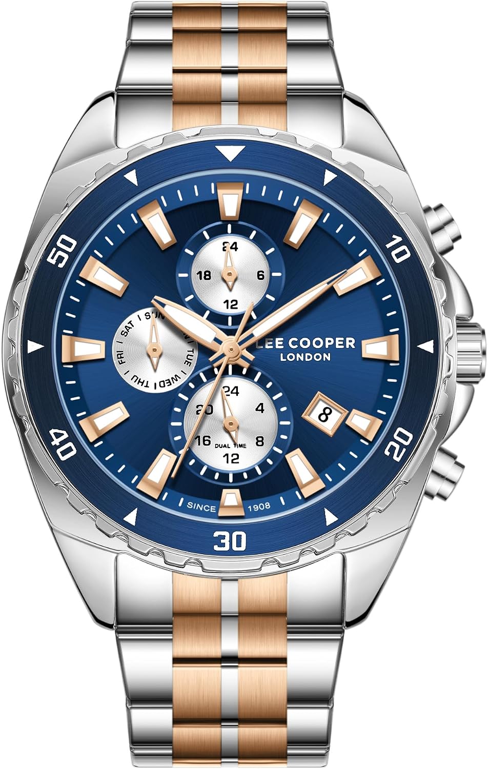 Lee Cooper, Multİfonksİyon, Quartz, 44mm, 5atm, Erkek Kol Saatİ, Lc08217